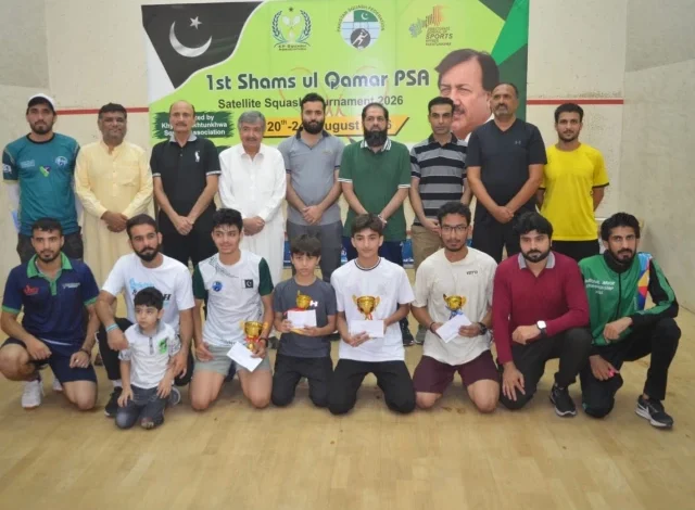 فواد نے کے پی جونیئر اسکواش ٹائٹل کا دعویٰ کیا۔