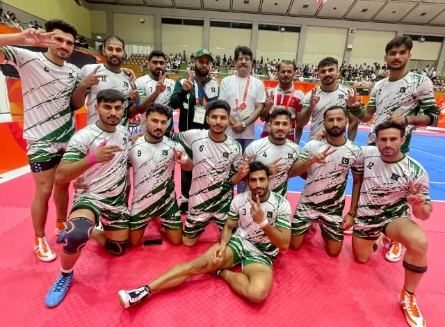 پاکستان نے ایشین گیمز میں مردوں کی کبڈی میں دوسری جیت اپنے نام کر لی