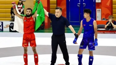 عاصم خان ایشین گیمز کے سیمی فائنل میں پہنچ گئے۔