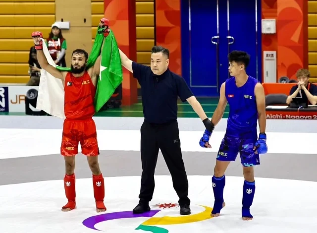 عاصم خان ایشین گیمز کے سیمی فائنل میں پہنچ گئے۔