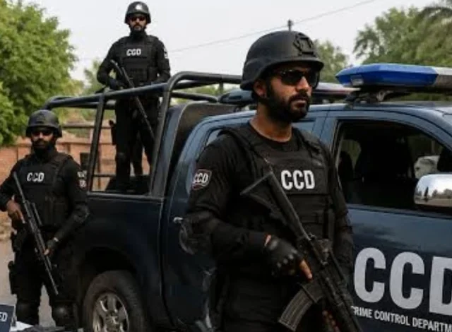 سی سی ڈی مقابلے میں موٹر سائیکل سوار ہلاک