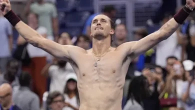 Zverev یو ایس اوپن کے پانچ سیٹ کے مہاکاوی سے بچ گئے۔