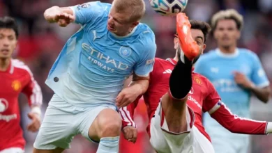 Haaland نے Man City کو Man Utd کے خلاف یادگار جیت کے لیے گول کر دیا۔