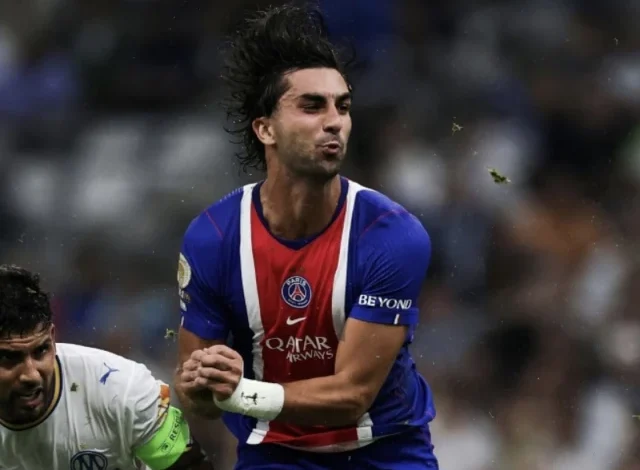 پی ایس جی نے لیگ 1 میں 10 رکنی مارسیلی کو شکست دی۔