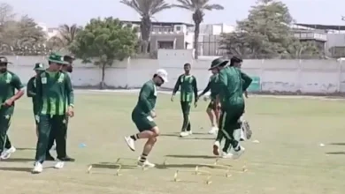 پاکستان نے ایشین گیمز مینز کرکٹ کی ٹریننگ شروع کر دی۔