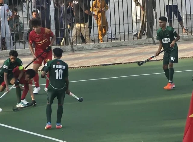 پاکستان کے جونیئرز نے گوانگ ڈونگ کو ڈبو دیا۔