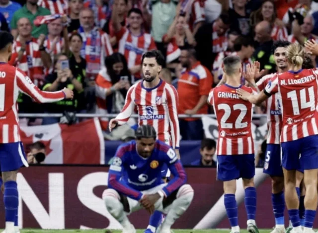 Atletico نے کیرک کی جدوجہد کرنے والی مانچسٹر یونائیٹڈ کو شکست دی۔