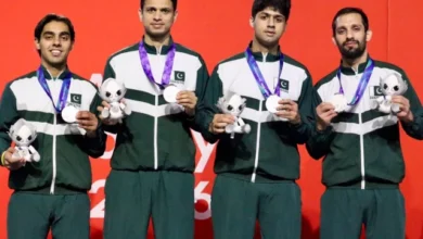 ملائیشیا نے پاکستان کا اسکواش گولڈ خواب چکنا چور کردیا۔