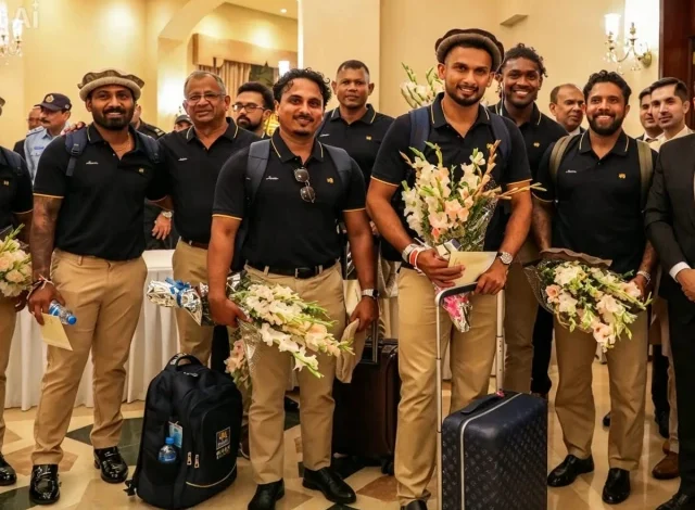 سری لنکا کے کھلاڑی ٹی ٹوئنٹی سیریز سے قبل پاکستان پہنچ گئے۔